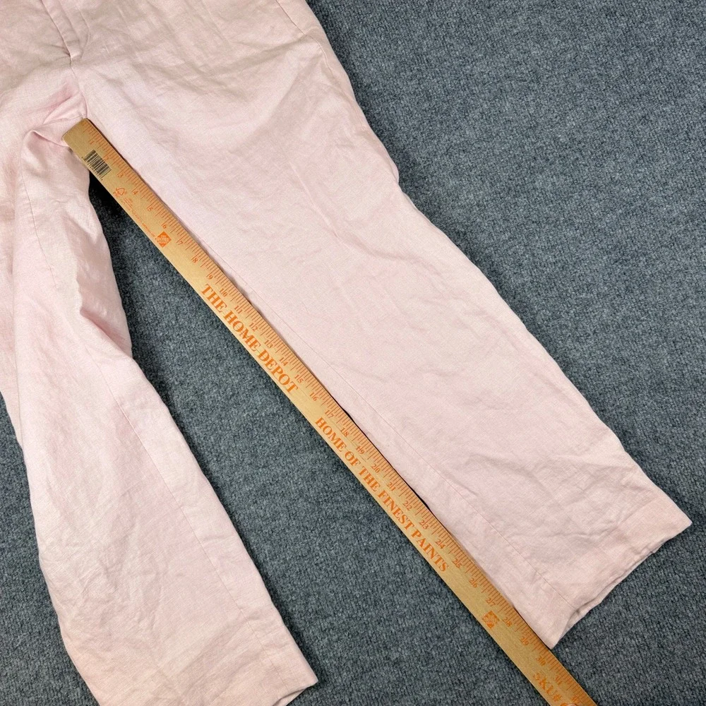Ralph Lauren Pants Mens 32x30 Pink 100% Linen Flat Front Dress Trouser